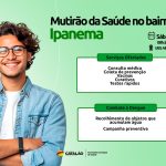 Mutirão da Saúde da Prefeitura de Catalão chega ao Bairro Ipanema, neste sábado(14)