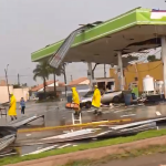 Temporal no fim do dia causa estragos em Catalão