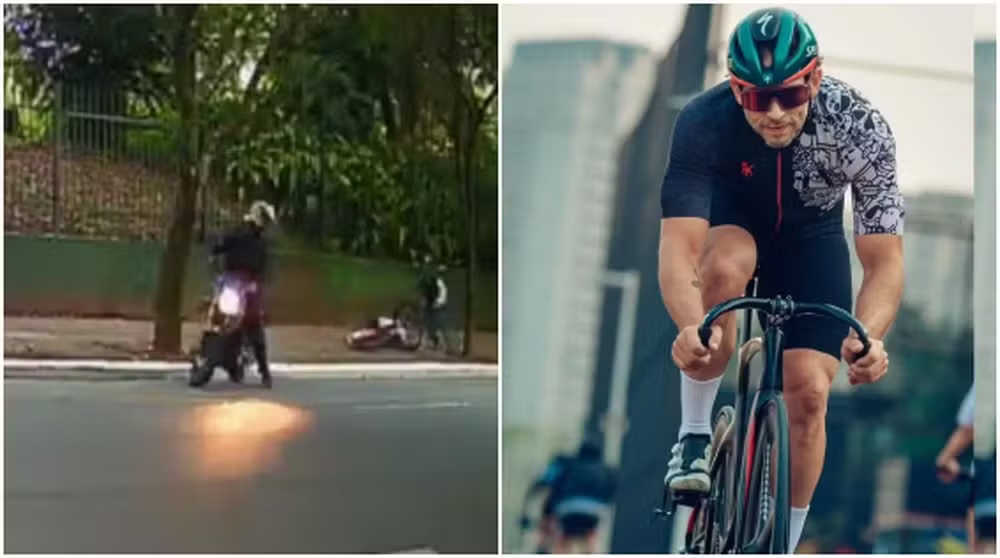 Ciclista é morto em assalto em frente ao Parque do Povo, no Itaim Bibi, SP