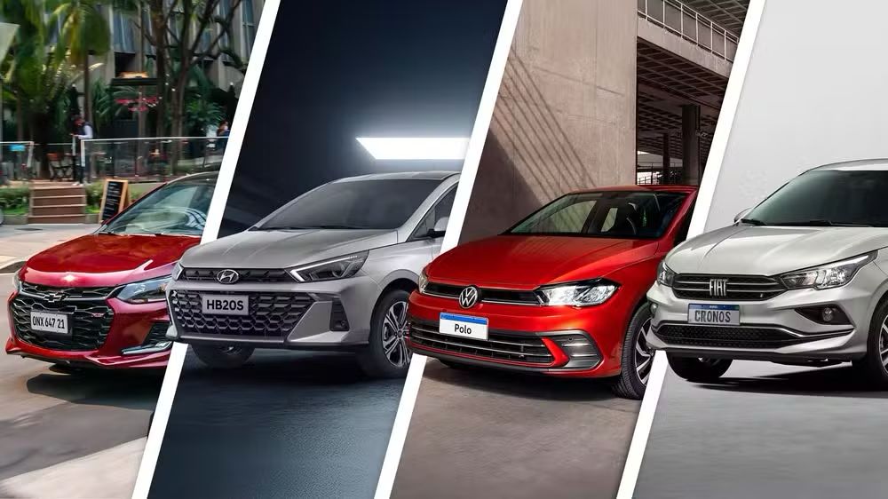 Os 10 carros mais econômicos do Brasil em 2025
