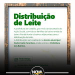 Distribuição de Leite no Pontal Norte! 🥛