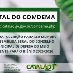 Prefeitura de Catalão abre inscrições para eleição do Conselho Municipal de Meio Ambiente