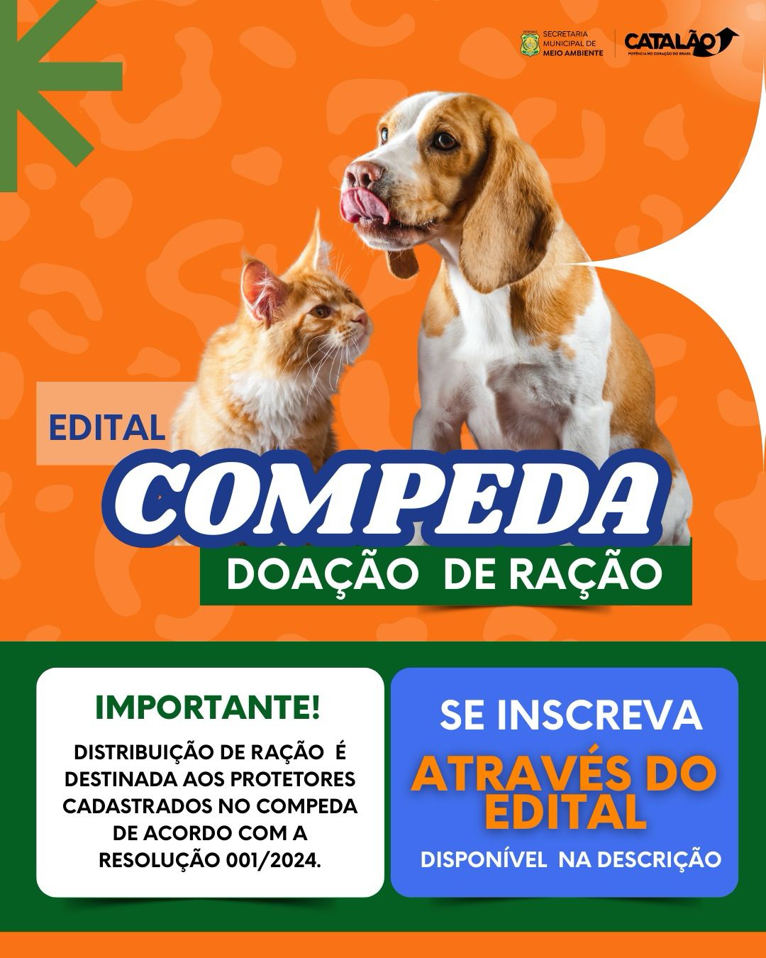 Campanha de doação de ração