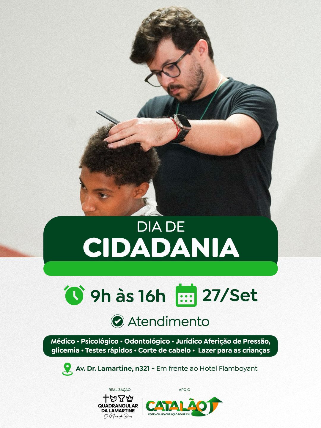 Prefeitura apoia mais uma edição do Dia de Cidadania em Catalão