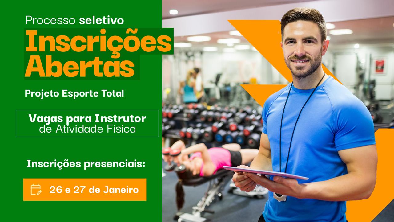 Prefeitura de Catalão abre inscrições para Processo Seletivo na área de Esportes nesta segunda-feira (26)