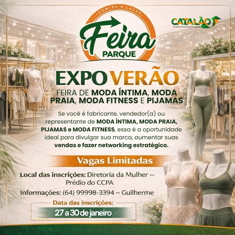 Oportunidade de Negócios: Inscrições abertas para a EXPO VERÃO na Feira Parque