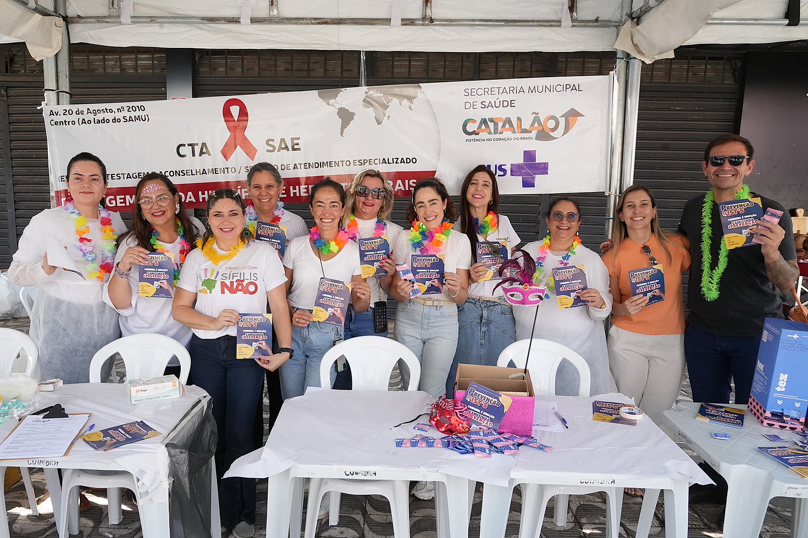 Com o projeto “Carnaval com Saúde”, Prefeitura alerta sobre a importância da prevenção e do diagnóstico precoce