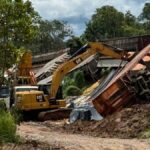 Descarrilamento de trem é registrado em Goiandira e mobiliza equipes técnicas
