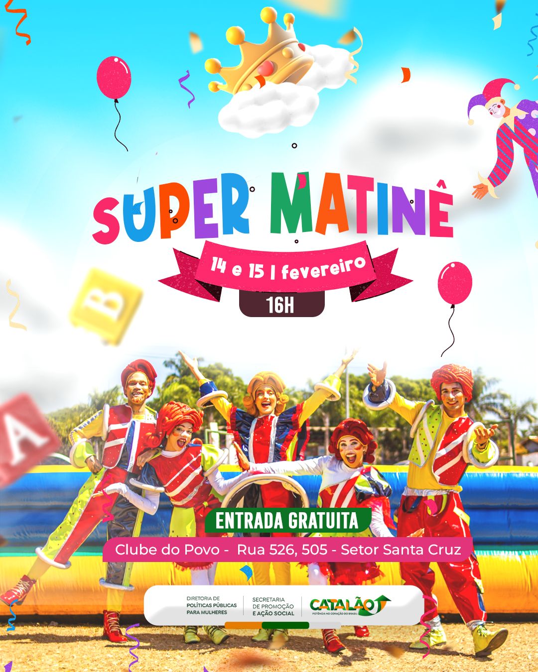 Catalão lança a “Super Matinê”, o maior evento de Carnaval para as famílias do Sudeste Goiano