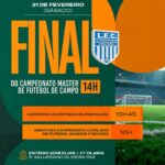 Final do Campeonato Master de Futebol de Campo acontece neste sábado (21) no Estádio Adib Elias – CT Olaria
