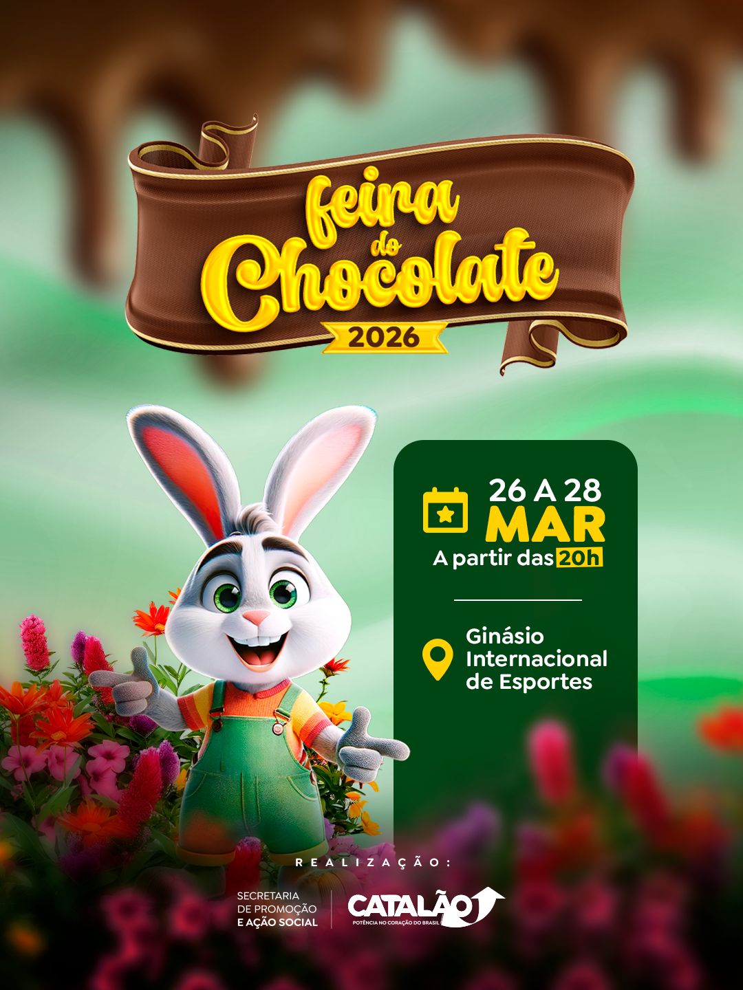 Consolidada como a maior do Sudeste Goiano, Feira do Chocolate 2026 promete recorde de público