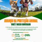 Convite para o evento ” Avanço na Proteção Animal”