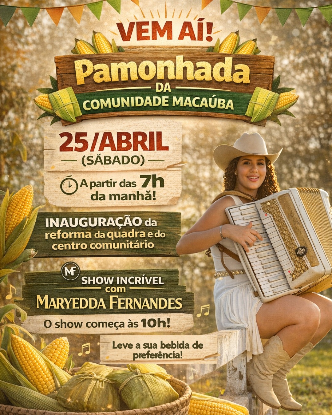 Comunidade Macaúba celebra tradição e união em mais uma edição da Pamonhada