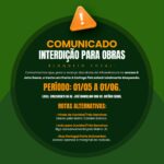 Prefeitura de Catalão anuncia interdição total de trecho para obras de mobilidade no acesso à Ouvidor
