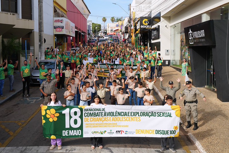 Caminhada “Faça Bonito” mobiliza Catalão no combate ao abuso e exploração sexual de crianças e adolescentes