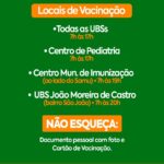 Catalão libera vacina contra a gripe para toda a população acima de 6 meses