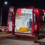 Veículos envolvidos em colisão entre carro e motocicleta na GO-330, em Catalão. Foto: Zap Catalão