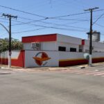 Fachada do 10o Batalhao Bombeiro Militar em Catalao