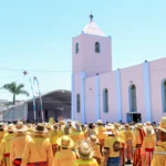 Congadas no encerramento da Festa do Rosário em Catalão