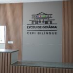 Estudante em atividade escolar no Lyceu de Goiânia