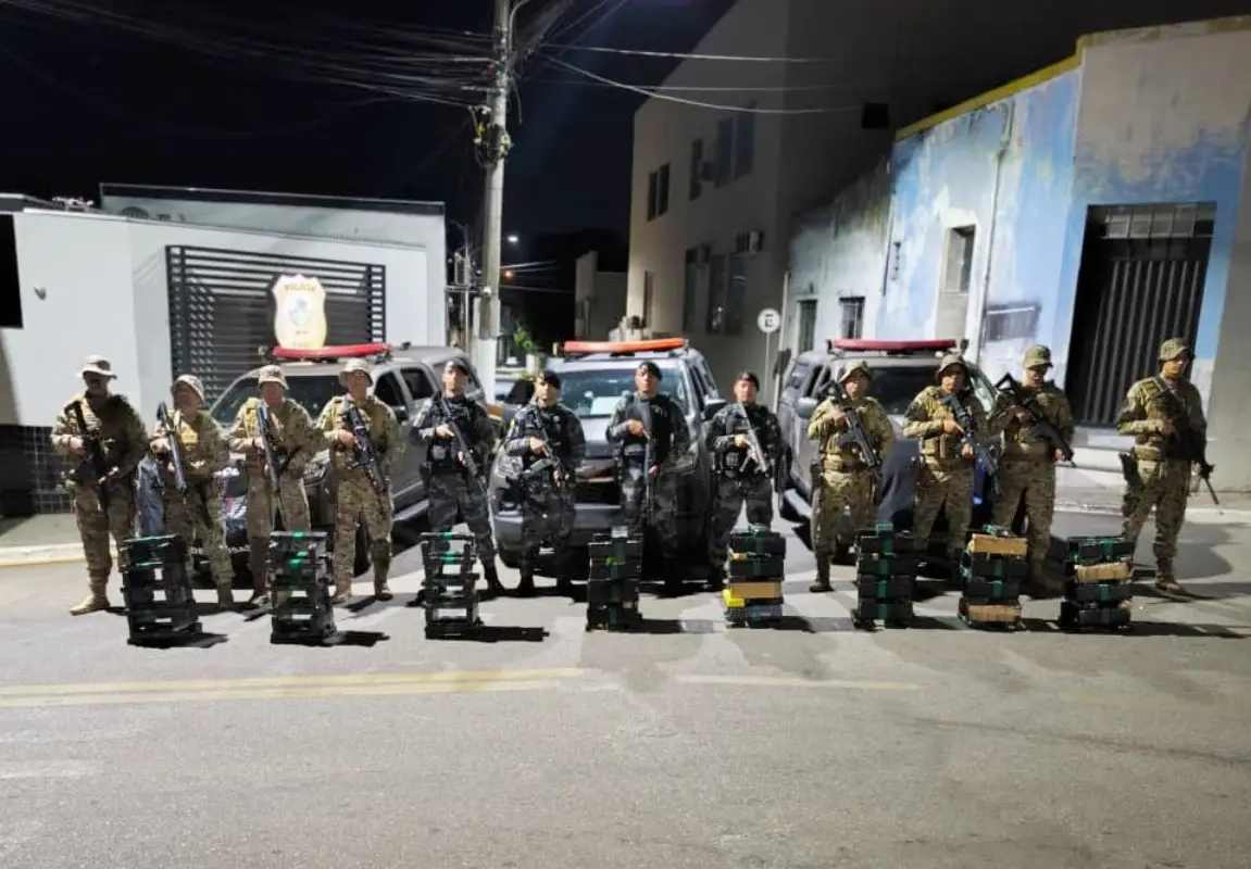 Ônibus com 151 quilos de maconha é interceptado na BR-050 em Campo Alegre de Goiás
