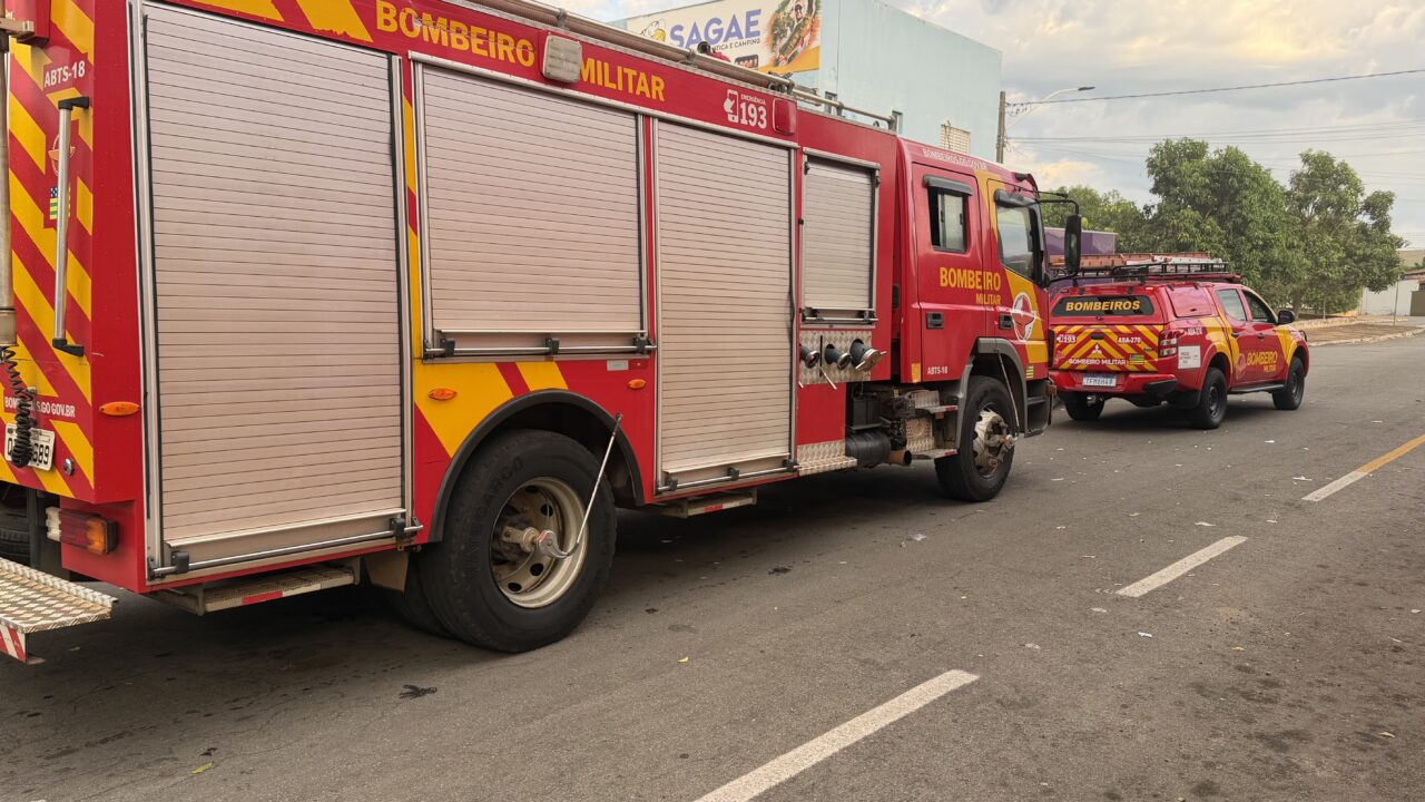 Panela com óleo provoca princípio de incêndio em comércio de Catalão. Foto: Zap Catalão