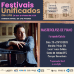 Recital de piano da Escola de Música da UFG em 29 de outubro
