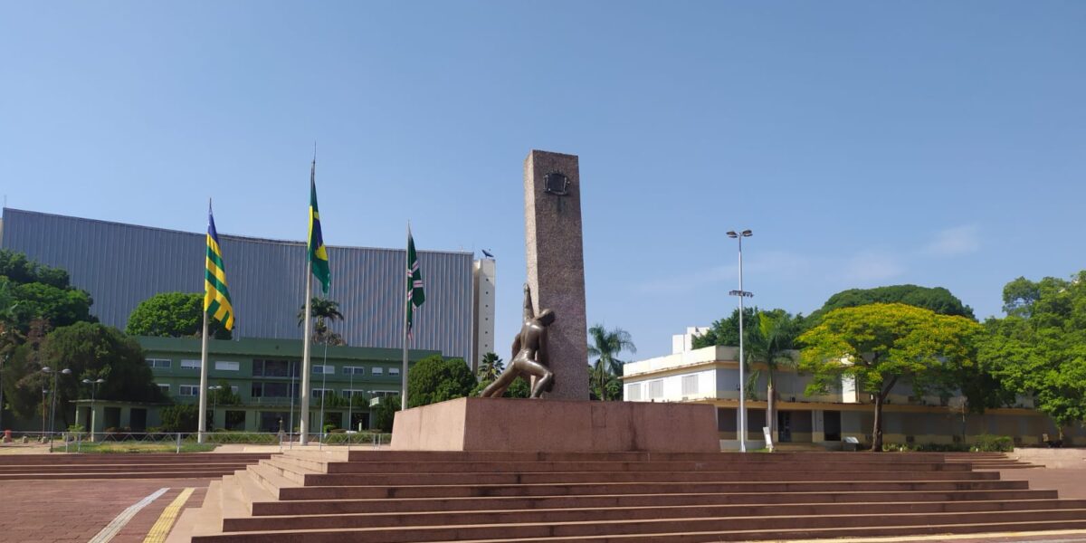 Praça Cívica de Goiânia, imagem usada na divulgação da Semana das Narrativas Goianas
