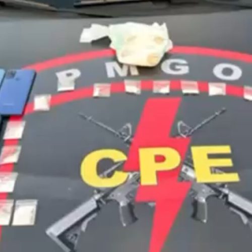 Cocaína é encontrada em fralda de recém-nascido e dois são presos por tráfico em Caldas Novas