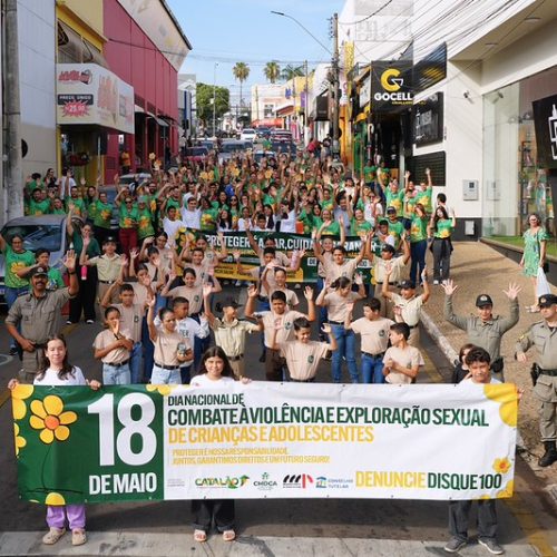 Caminhada “Faça Bonito” mobiliza Catalão no combate ao abuso e exploração sexual de crianças e adolescentes