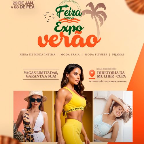 Catalão abre inscrições para a Feira Parque Expo Verão com foco em moda e empreendedorismo