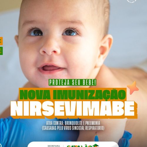 Prefeitura de Catalão inicia imunização contra Vírus Sincicial Respiratório (VSR) com Nirsevimabe