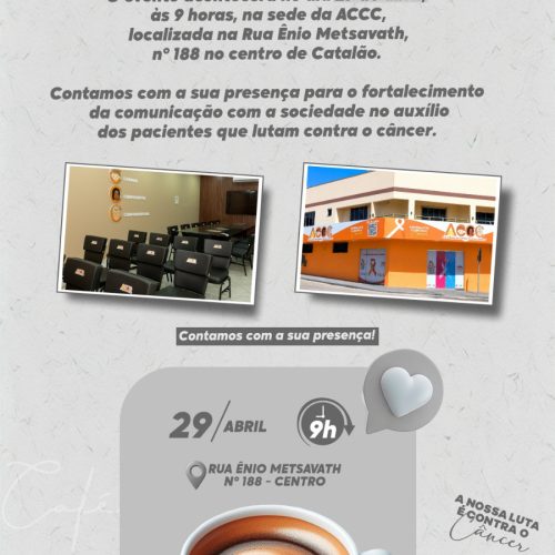 CONVITE: CAFÉ COM A IMPRENSA – ACCC