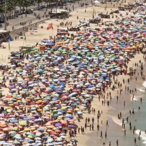 Onda de Calor: Sensação térmica bate recorde em bairro do Rio de Janeiro. 62,3ºC.