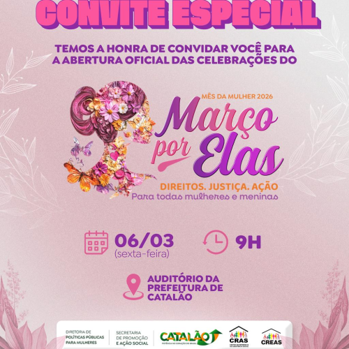 Março é delas. É de luta, de voz e de conquistas!