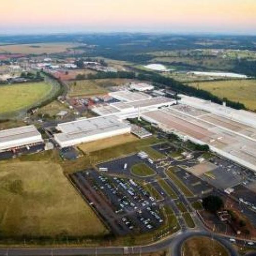 Fábrica da HPE em Catalão, onde a montagem de modelos GAC deve começar entre o fim de 2026 e o início de 2027. Imagem: Portal Catalão