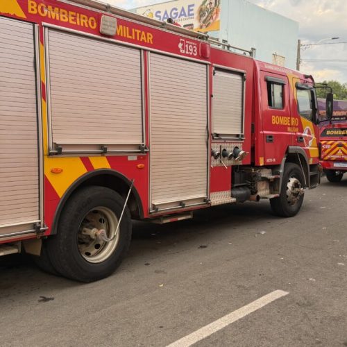 Panela com óleo provoca princípio de incêndio em comércio de Catalão. Foto: Zap Catalão